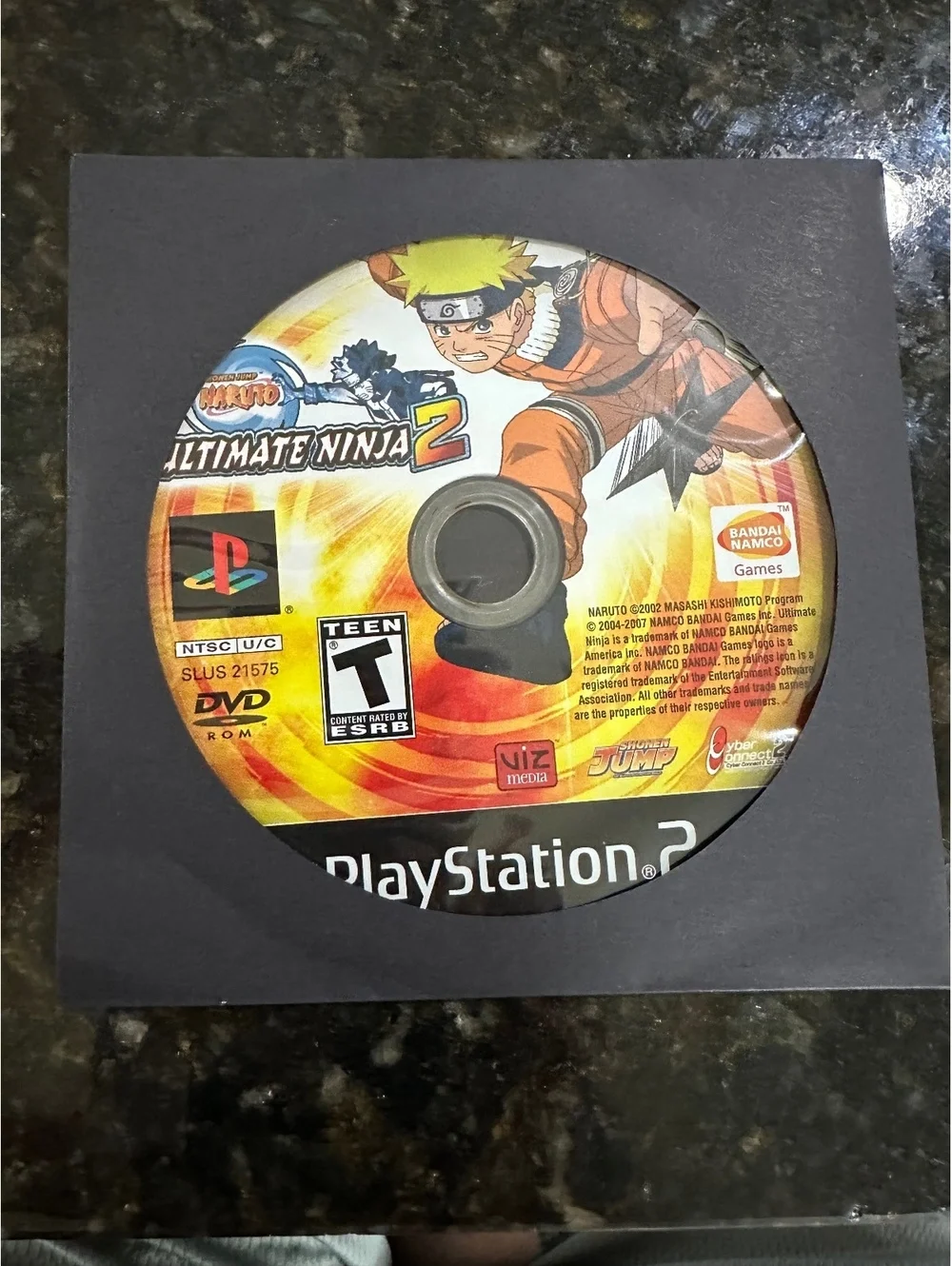 Naruto: Ultimate Ninja 2 PlayStation 2 Game Disc